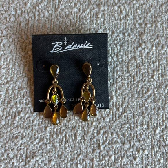 Bedazzled Jewelry - Bedazzled Dangling Earrings